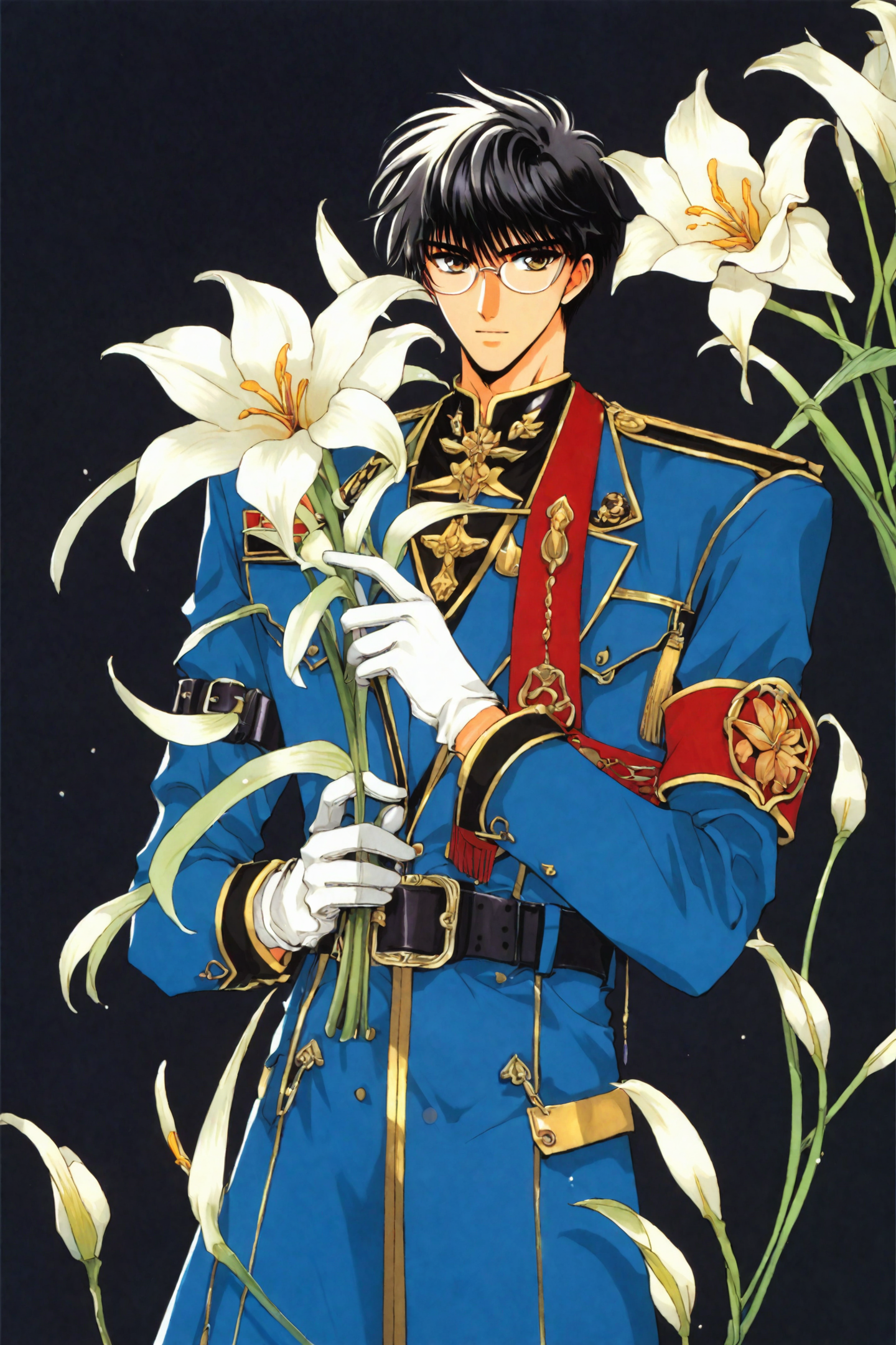 33918-2021033326-score_9,score_8_up,score_7_up,masterpiece,best quality,_Tokyo Babylon,_Seishiro Sakurazuka,solo,1boy,male focus,flower,gloves,bl.png